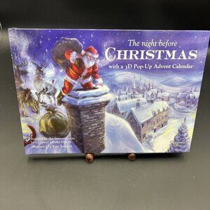 The Night Before Christmas Pop Up Advent Calendar Book Katy Jackson Caspari